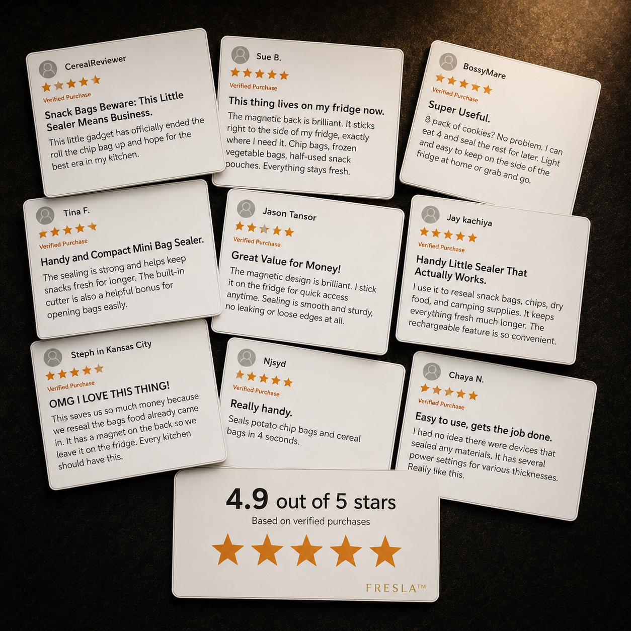 FRESLA verified reviews
